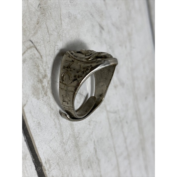 1950's - Hop-A-long Cassidy Silver Color Ring Metal  Vtg. - Picture 5 of 6